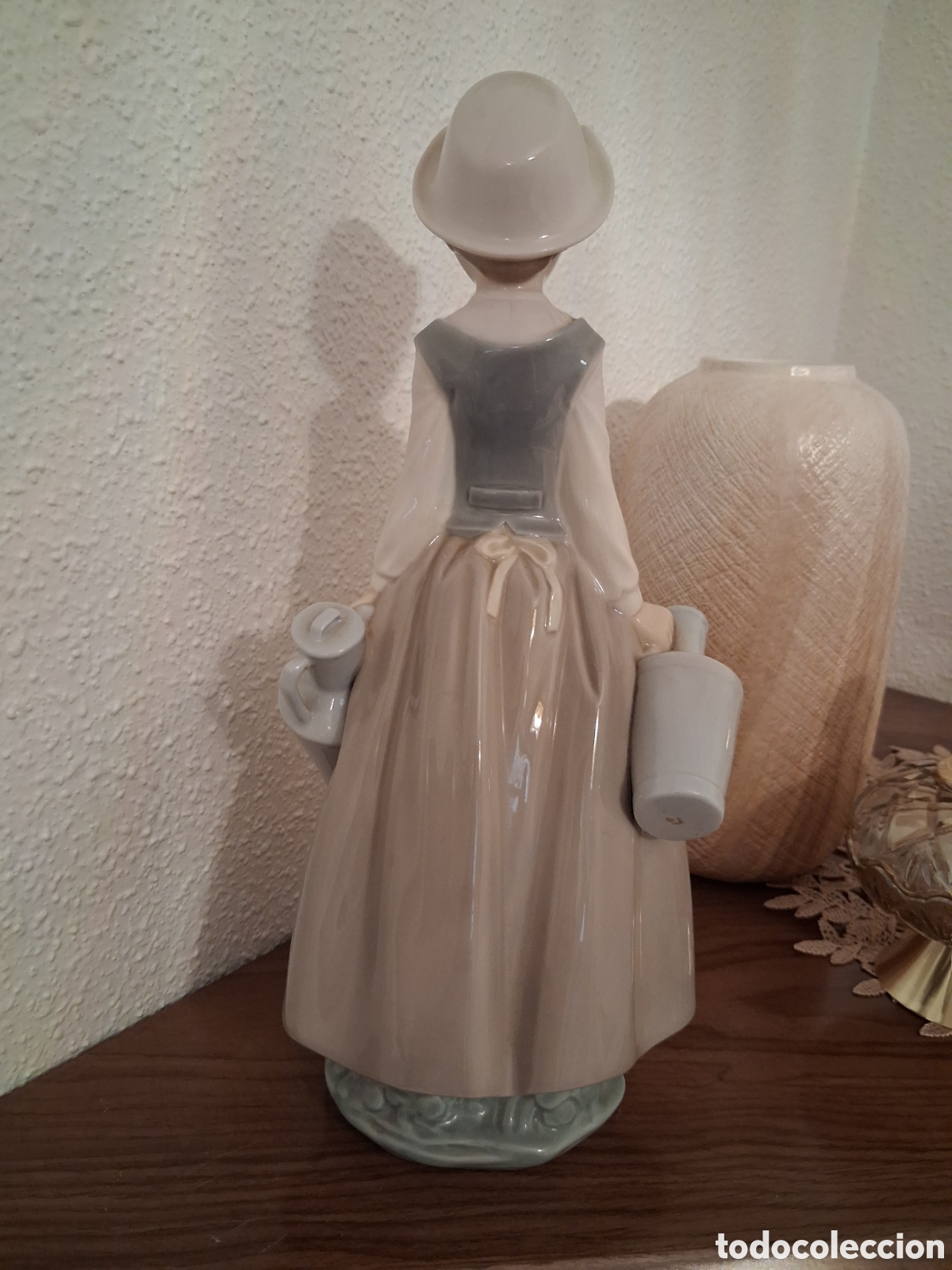 Antig&uuml;edades: Figura Lladro la lechera - Foto 4