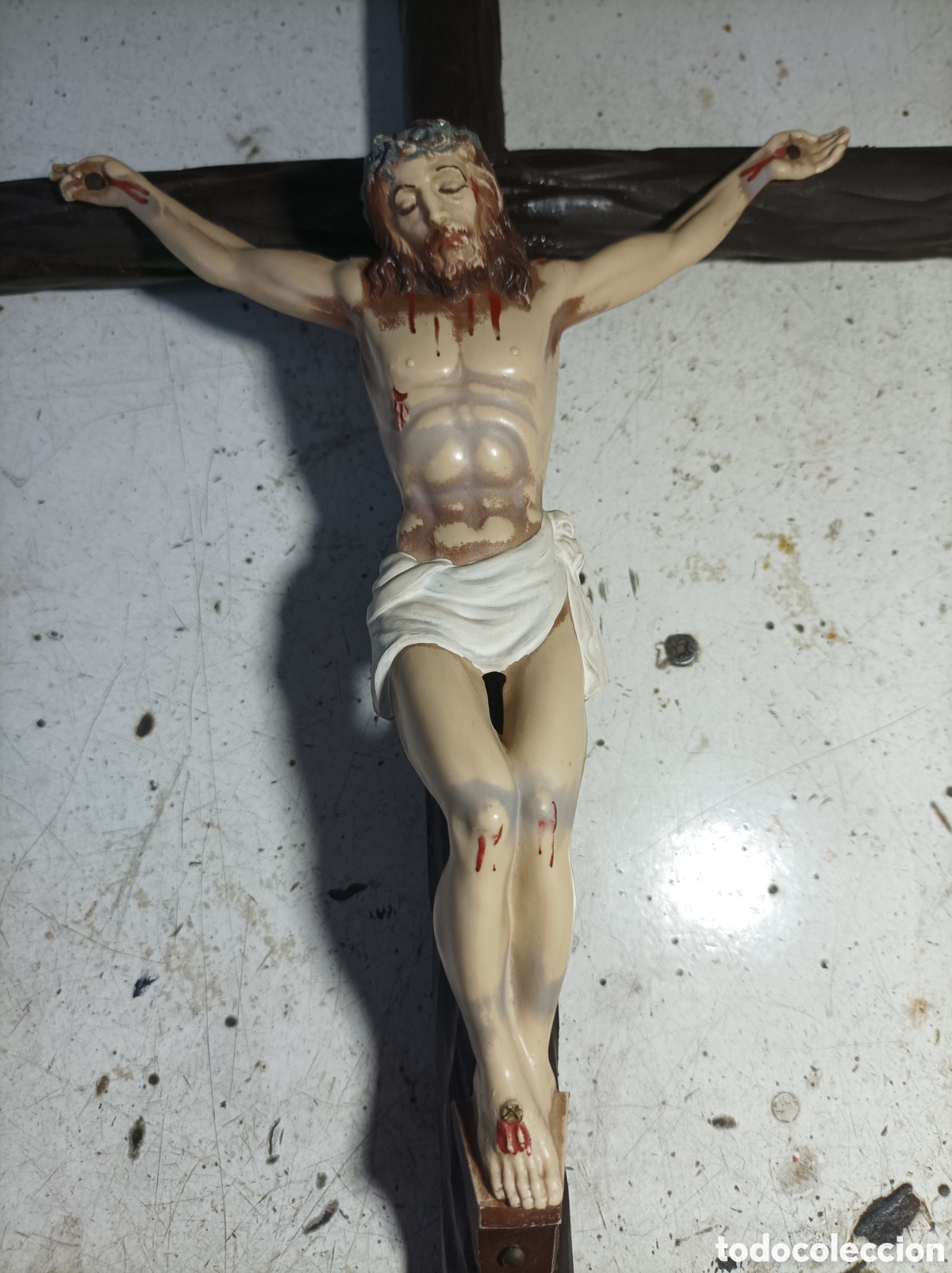 Antig&uuml;edades: Antigua cruz cristo Olot