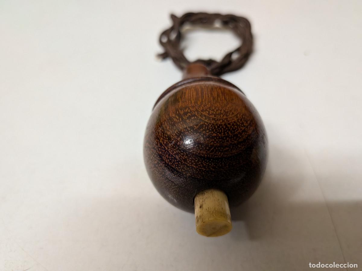 Antig&uuml;edades: ANTIGUO INTERRUPTOR PERA DE MADERA - Foto 2