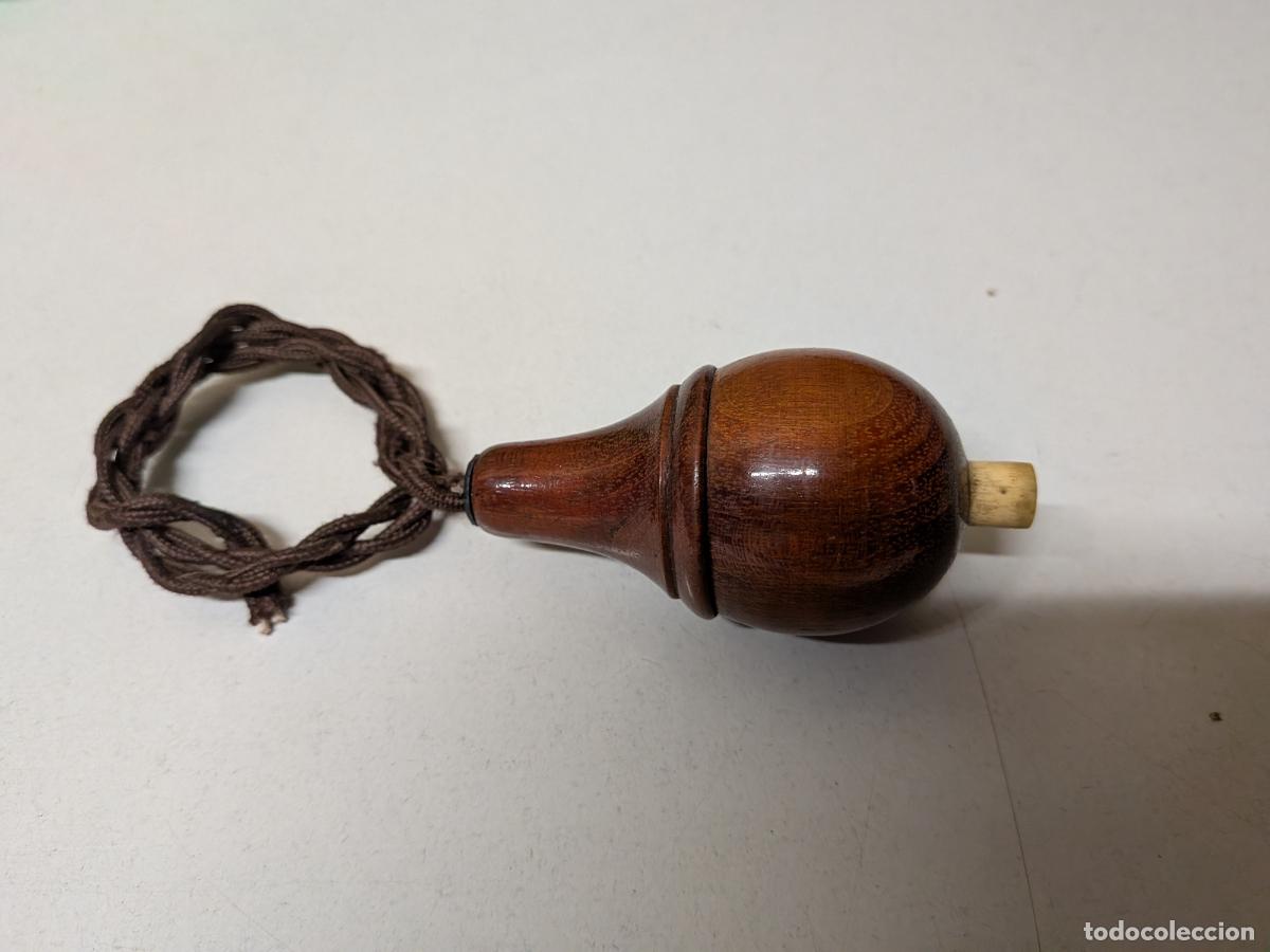 Antig&uuml;edades: ANTIGUO INTERRUPTOR PERA DE MADERA