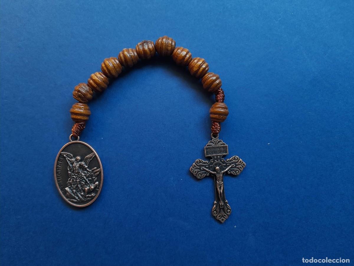 Antig&uuml;edades: Rosario decenario Cruz del Perd&oacute;n y Medalla San Miguel