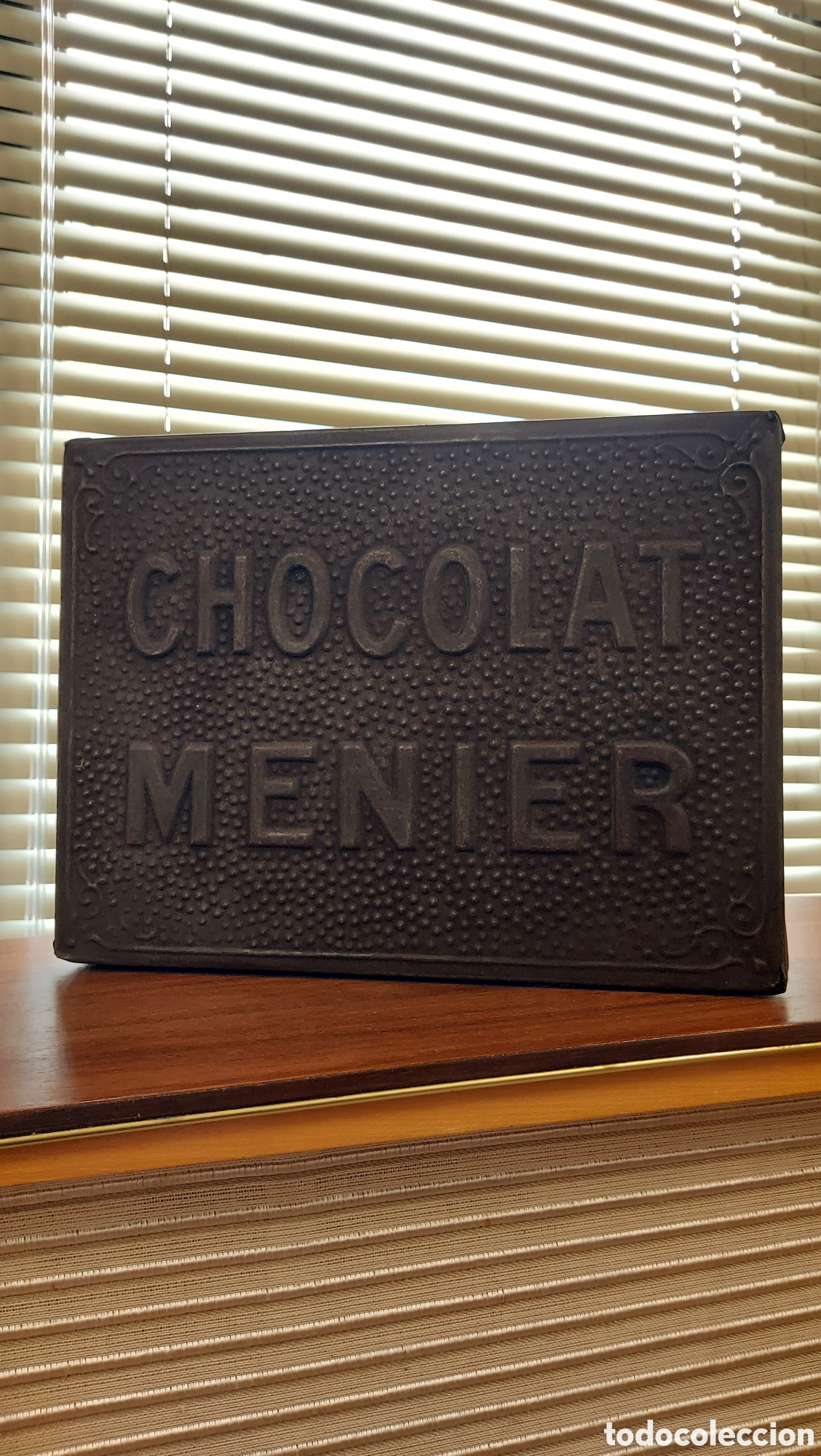 Antig&uuml;edades: Caja chocolate Menier circa 1900-1920
