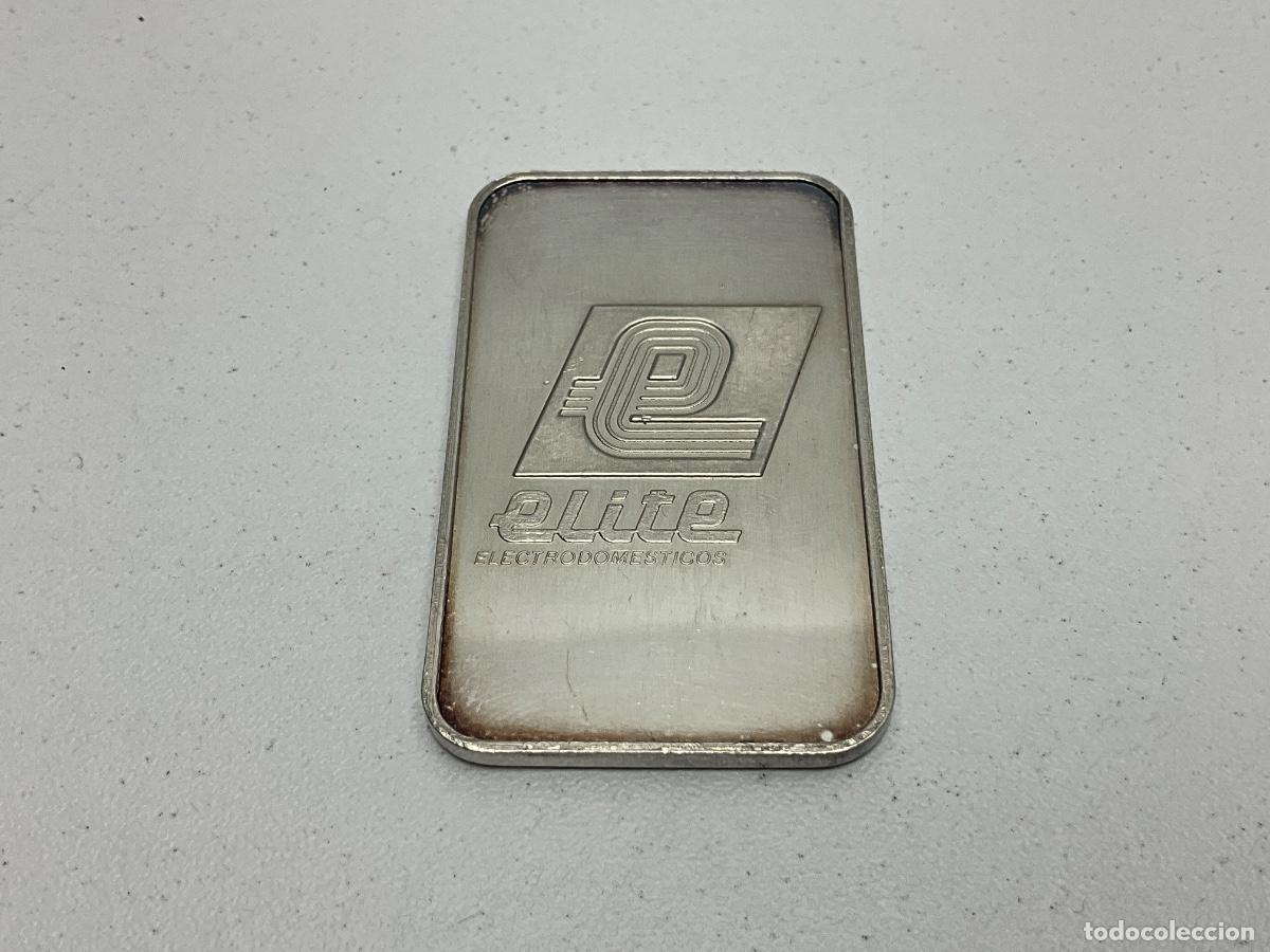 Antig&uuml;edades: LINGOTE DE PLATA DE LEY 999 DE 25 gr.- ELECTRODOM&Eacute;STICOS ELITE