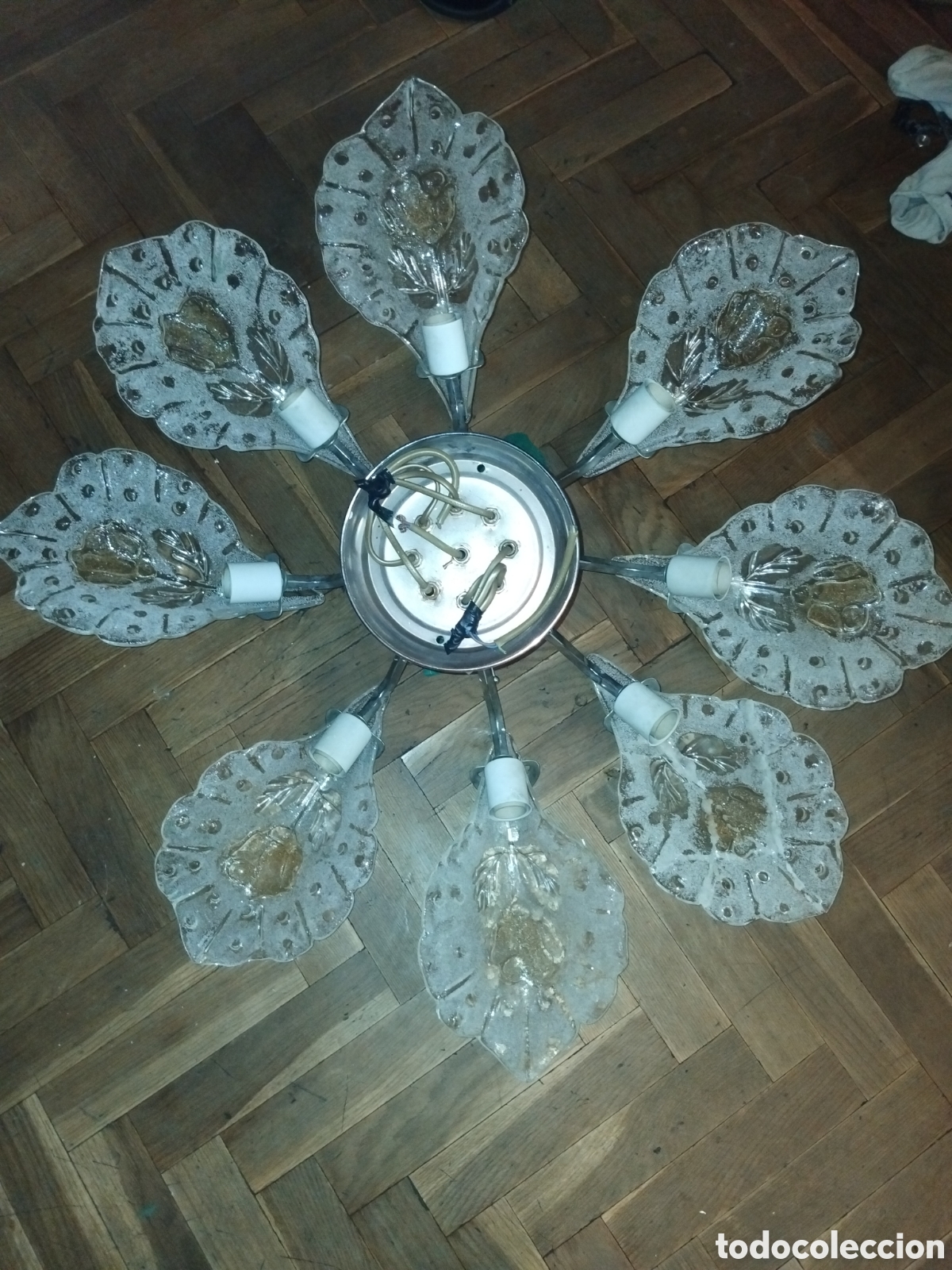 Antig&uuml;edades: L&aacute;mpara Sputnik Murano 9 luces - Foto 2