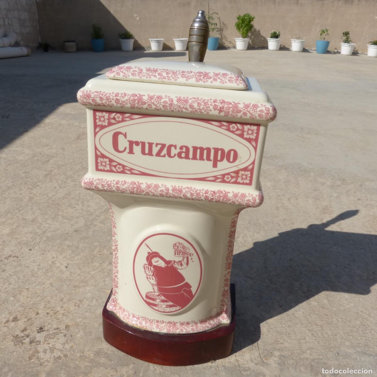 Antig&uuml;edades: Tirador de cerveza cruzcampo, la cartuja , pickman. No se si funciona?, 4800gr, 38cm contar grifo