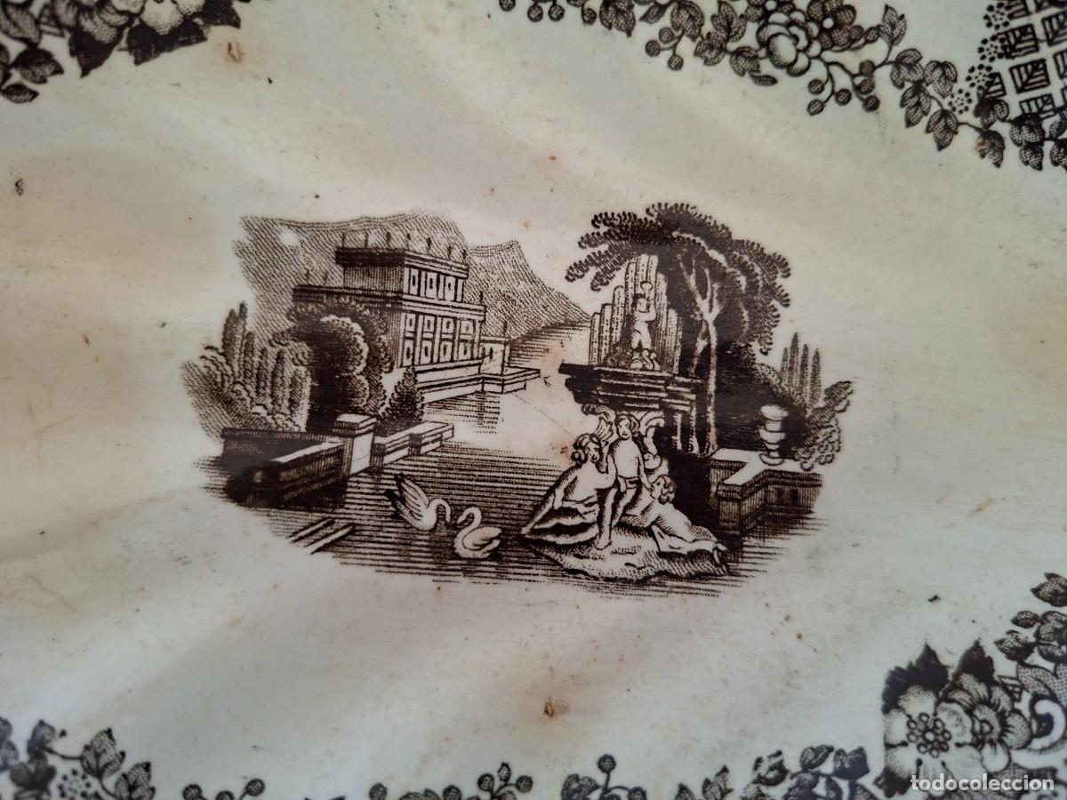 Antig&uuml;edades: RABANERA , CON MOTIVOS EN MARRON - Foto 3