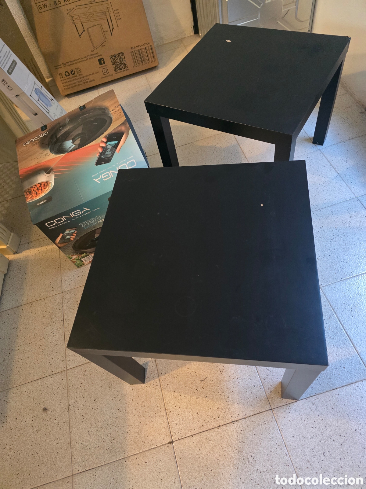 Antig&uuml;edades: Mesa auciliar 2 unidades - Foto 2