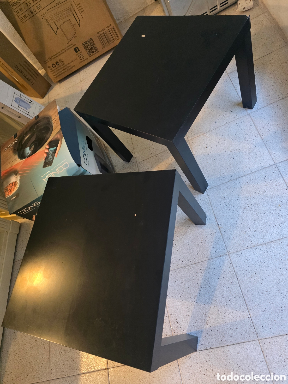 Antig&uuml;edades: Mesa auciliar 2 unidades - Foto 3