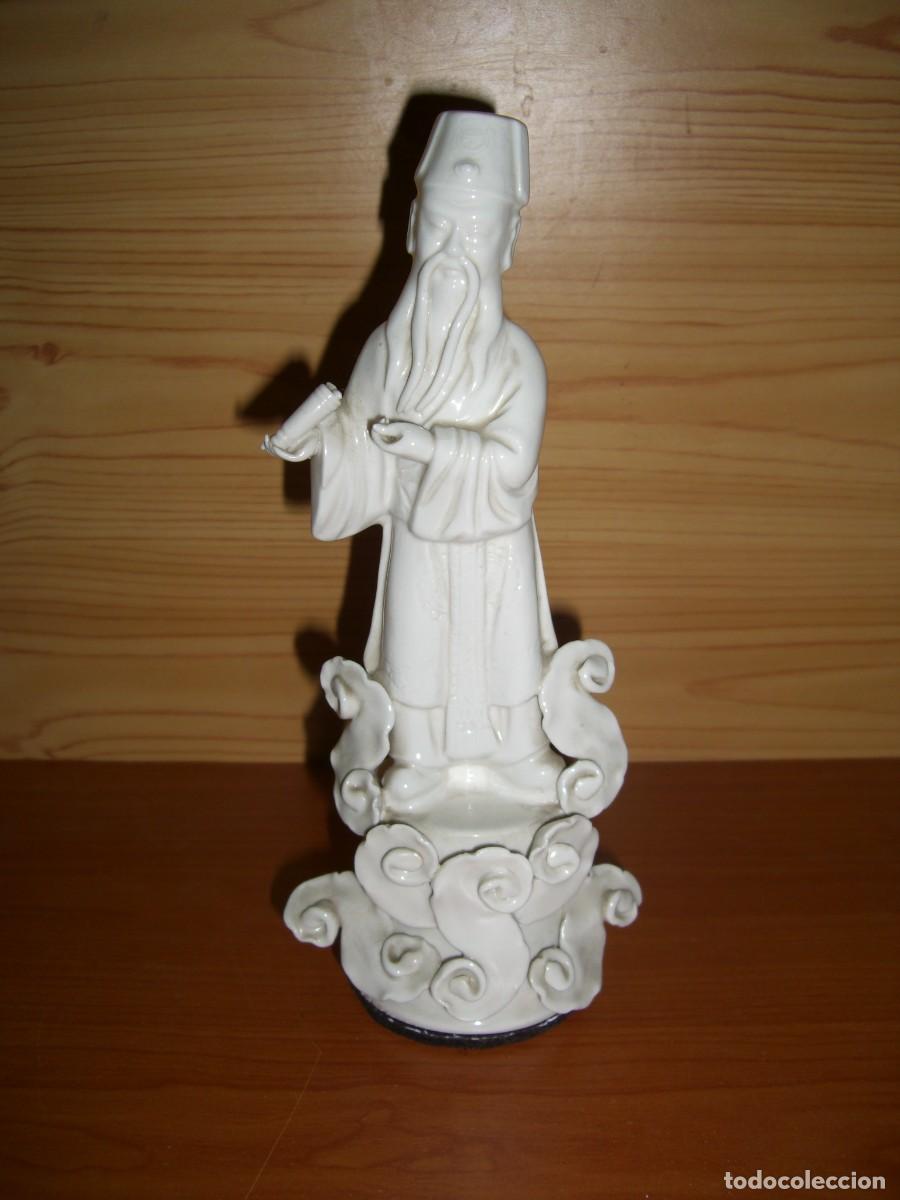 Antig&uuml;edades: FiGURA ORIENTAL PORCELANA