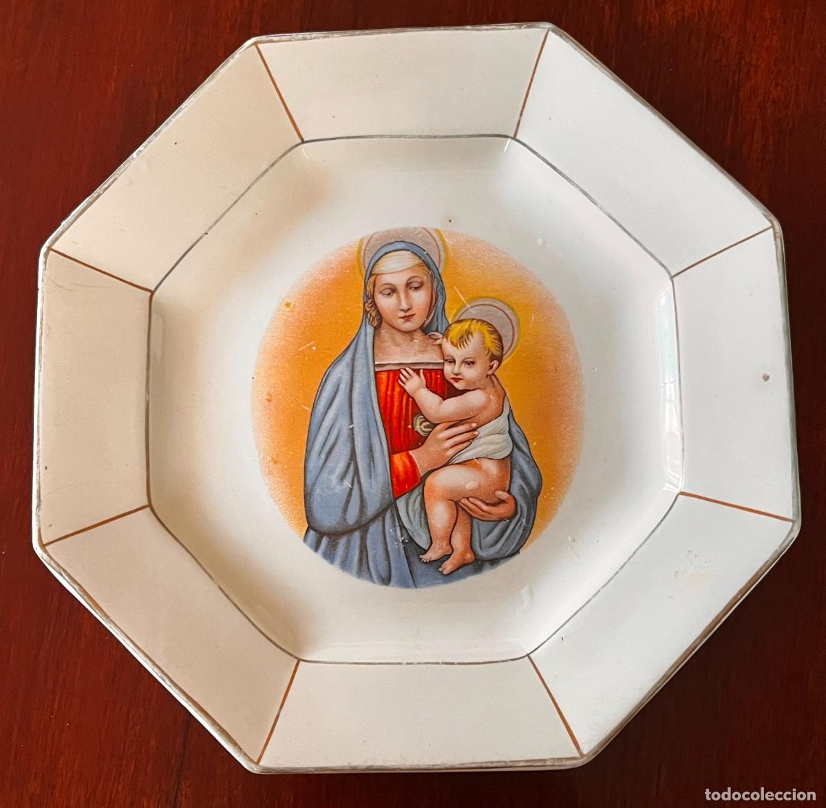 Antig&uuml;edades: Antiguo plato de La Madonna del Granduca (Madona del gran duque) es una famosa pintura al &oacute;leo sobre
