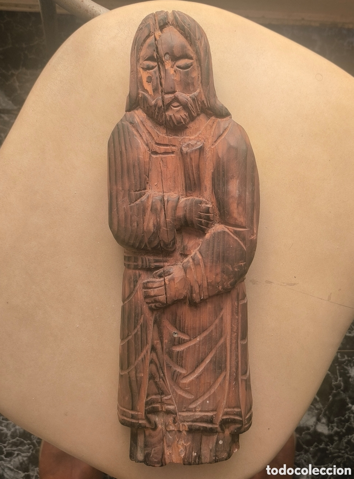 Antig&uuml;edades: Antigua escultura religiosa