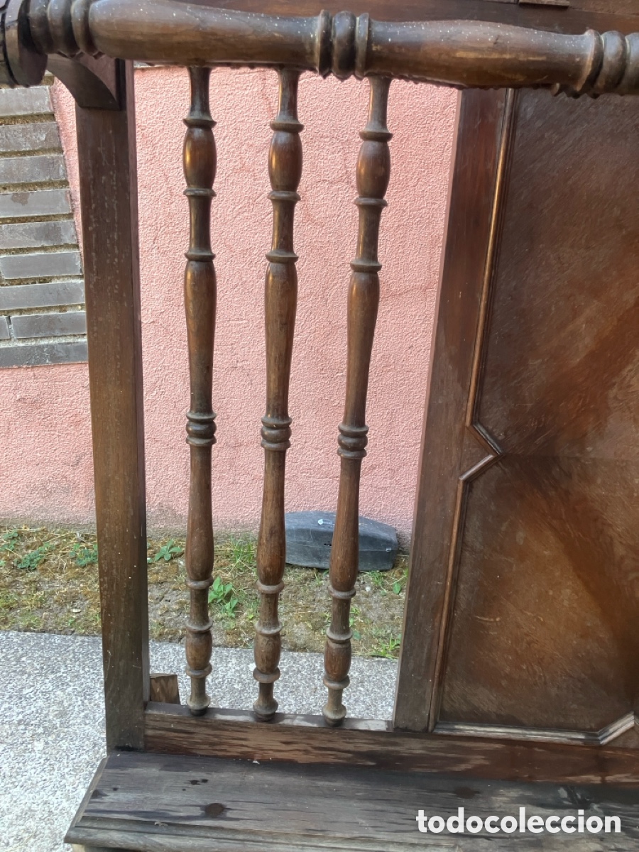 Antig&uuml;edades: Parag&uuml;ero perchero antiguo XIX - Foto 9