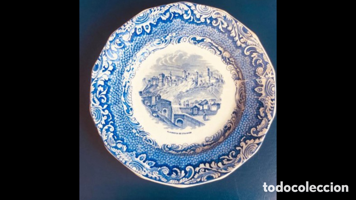 Antig&uuml;edades: Sargadelos Plato Exclusivo de La Alhambra