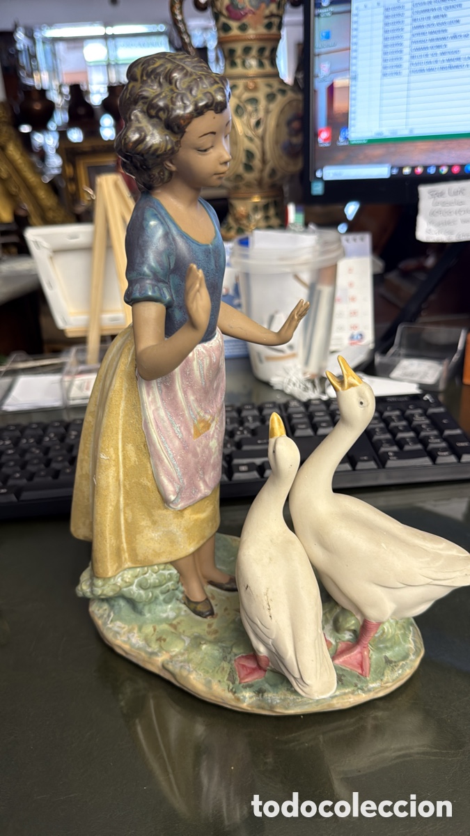 Antig&uuml;edades: FIGURA NAO ENSE&Ntilde;ANDO A LOS GANSOS - Foto 3