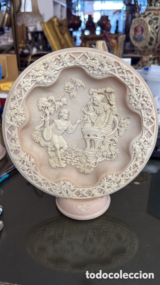 Antig&uuml;edades: PLATO PIEDRA ROMEO JULIETA