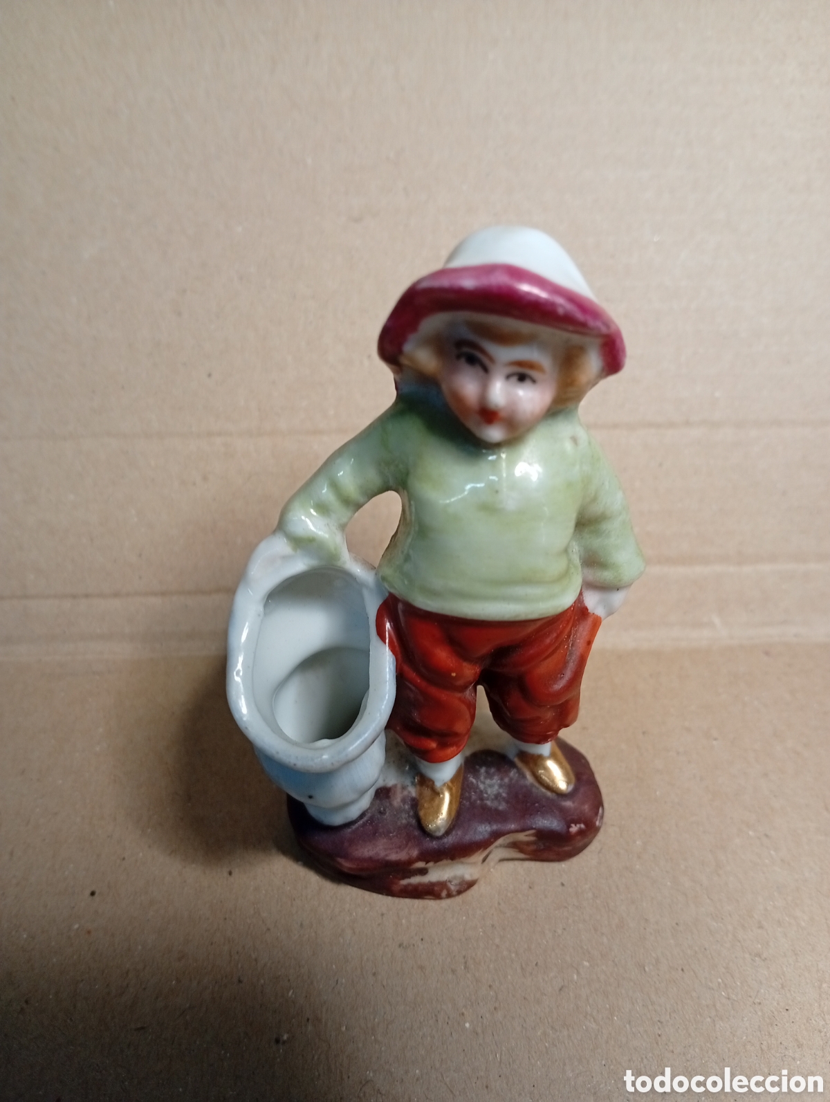 Antig&uuml;edades: Palillero porcelana principios siglo XX