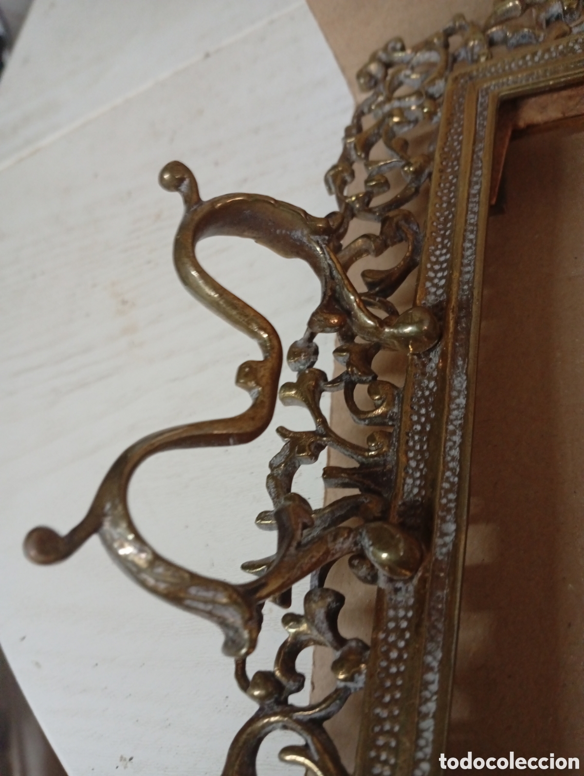 Antig&uuml;edades: Bandeja filigrana de bronce - Foto 4