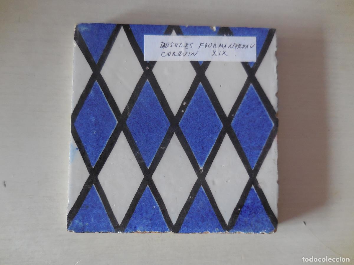 Antiques: AZULEJO. F&Aacute;BRICA DESVRES FOURMANTREAU CORQUIN (FRANCIA). SIGLO XIX. ORIGINAL&iexcl;&iexcl;&iexcl;