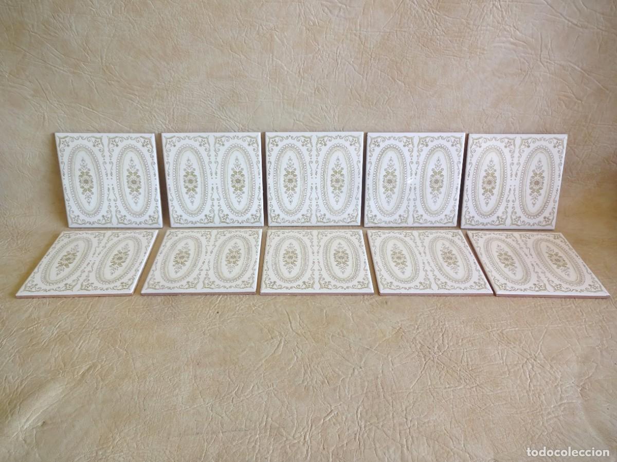 Oggetti Antichi: lote azulejos baldosas vintage INCA nuevos 15 cm x 15 cm