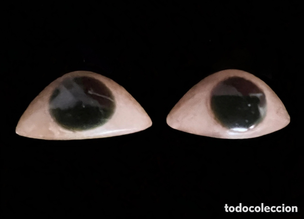 Antig&uuml;edades: Ojos fara&oacute;nicos de alabastro y obsidiana