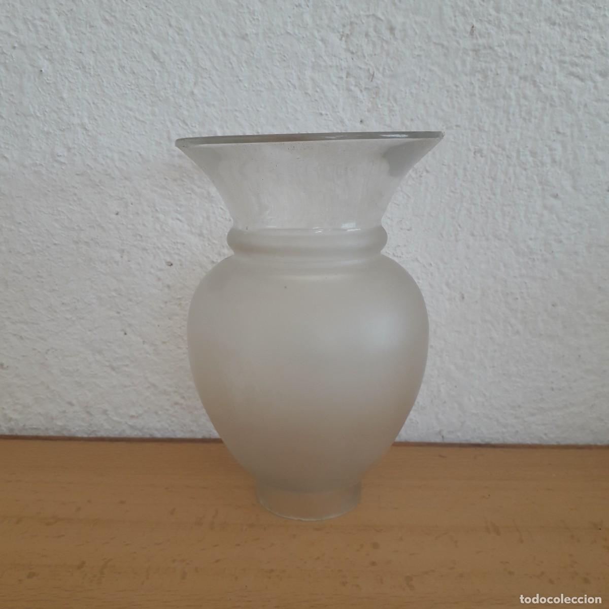 Antig&uuml;edades: TULIPA QUINQUE CRISTAL ESMERILADO