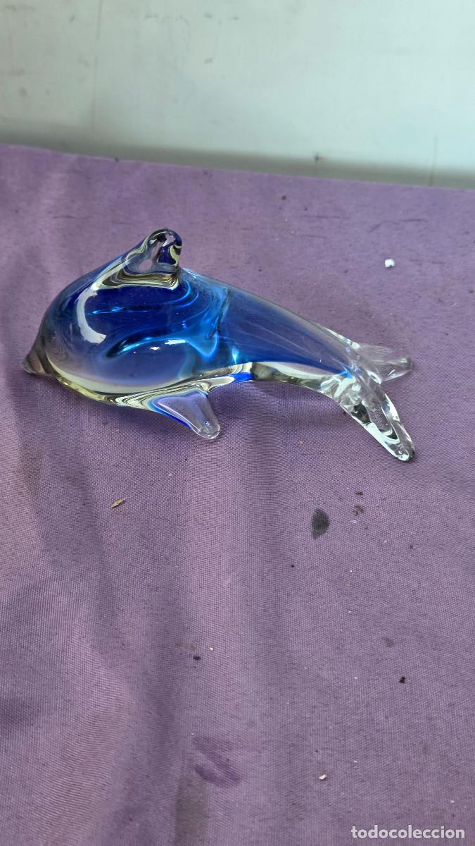 Antig&uuml;edades: pez de cristal de murano