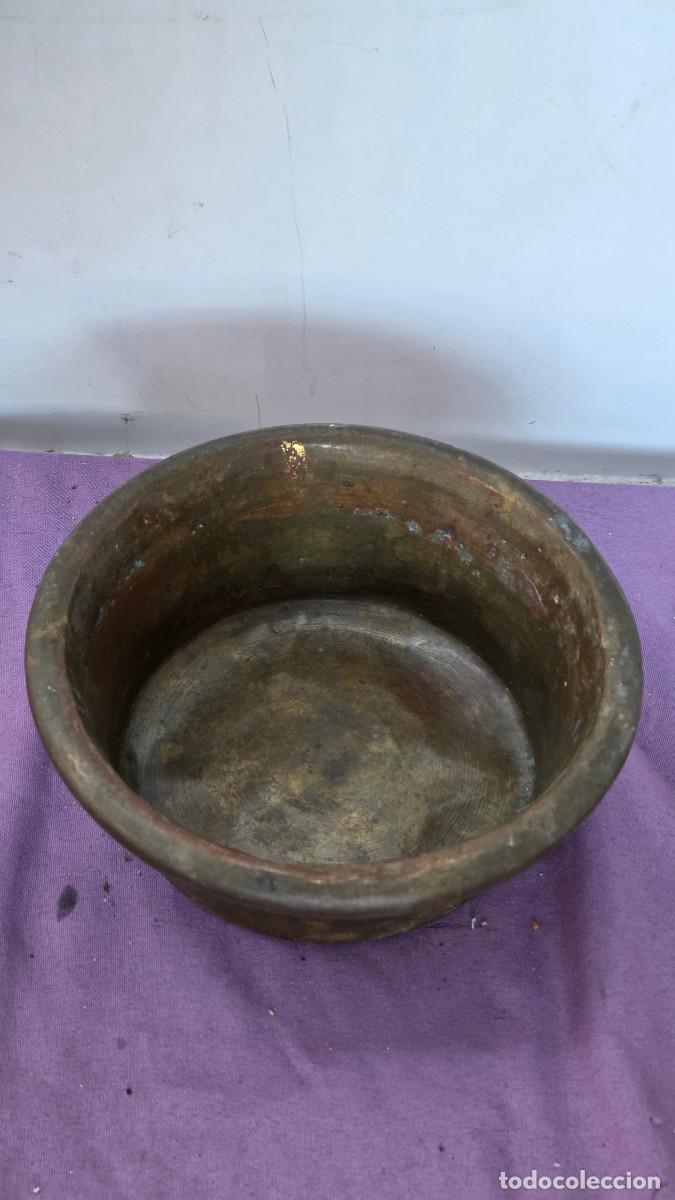 Antig&uuml;edades: cazuela de cobre antiguo - Foto 2