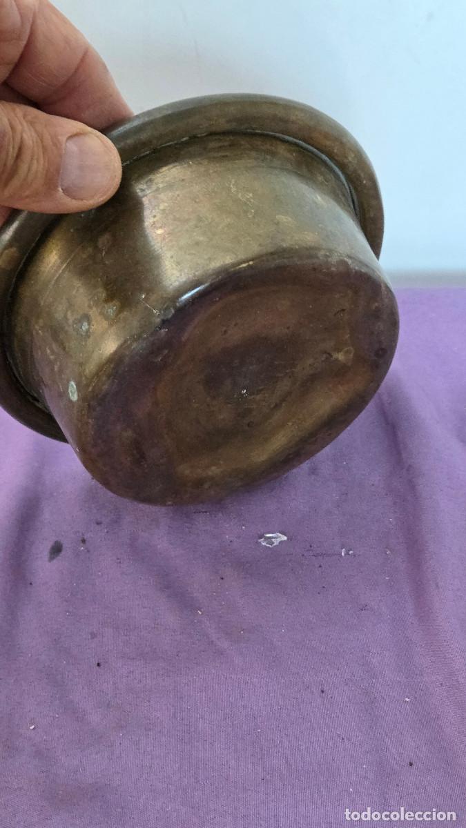 Antig&uuml;edades: cazuela de cobre antiguo - Foto 3