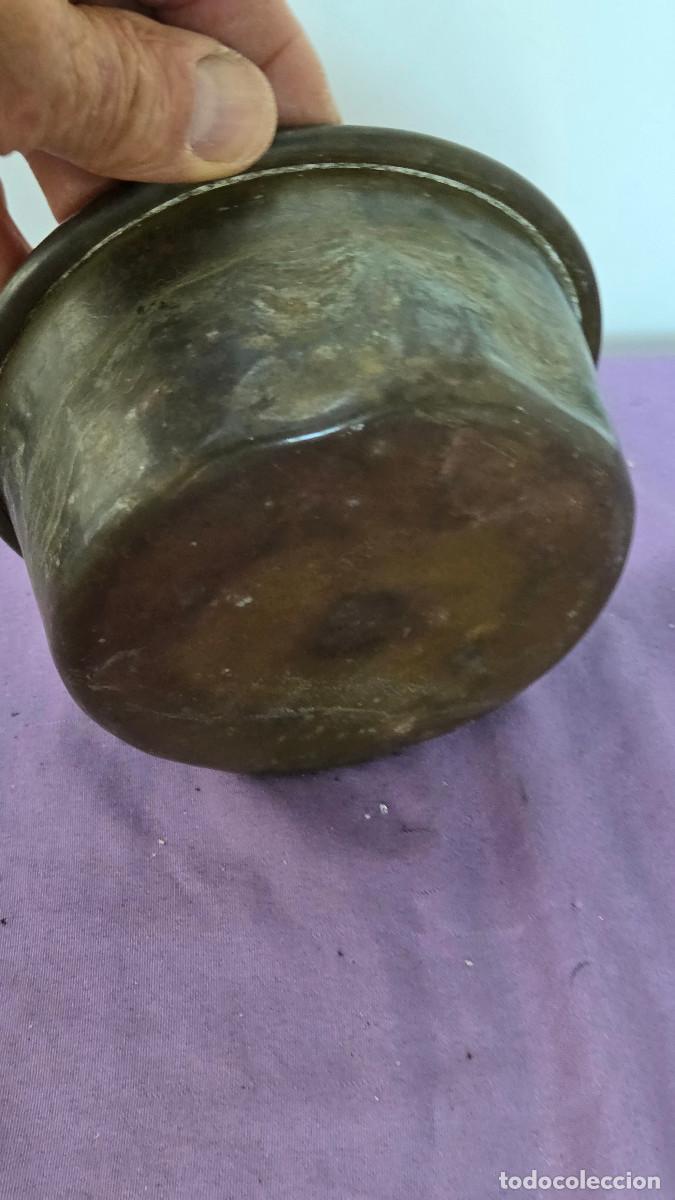 Antig&uuml;edades: cazuela de metal antigua - Foto 3
