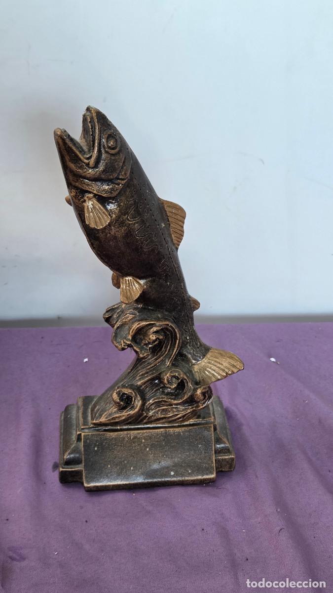 Antig&uuml;edades: trofeo de pescar vintage
