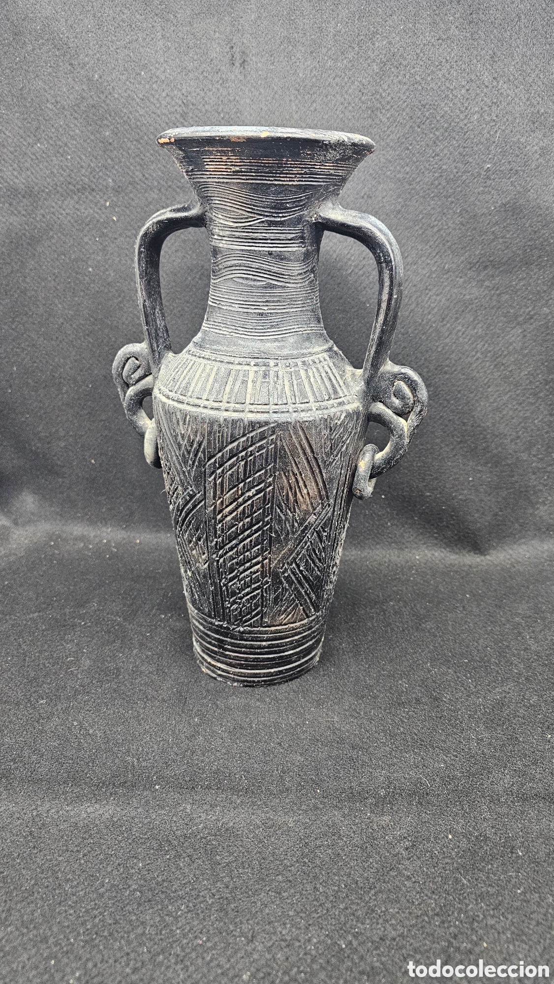 Antig&uuml;edades: Jarron vintage de cer&aacute;mica