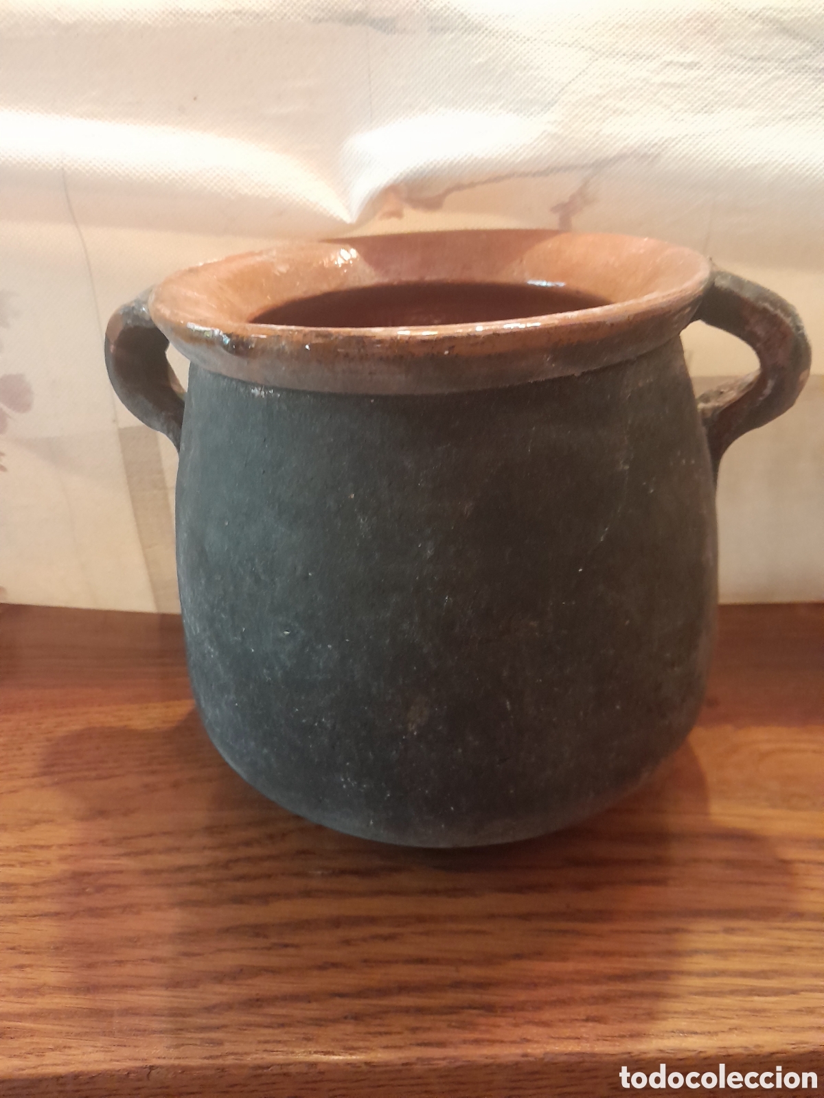 Antig&uuml;edades: Olla de terracota siglo XIX o principios siglo XX