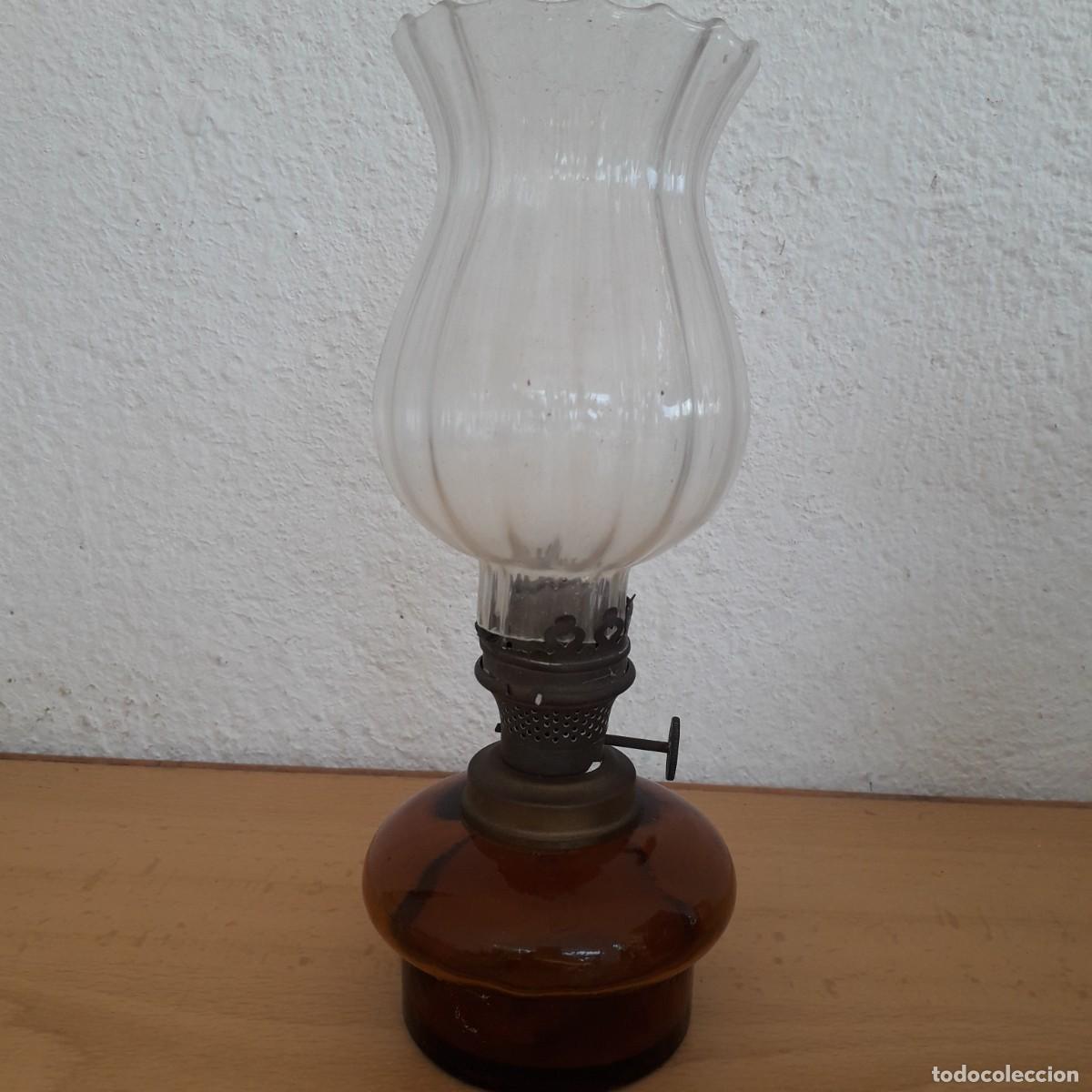 Antig&uuml;edades: QUINQUE DE CRISTAL CON TULIPA - Foto 2