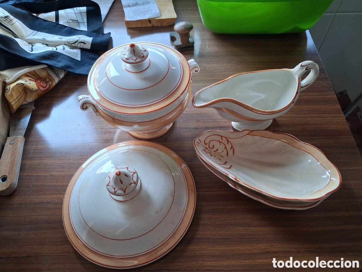 Antig&uuml;edades: Piezas loza antigua S.XIX