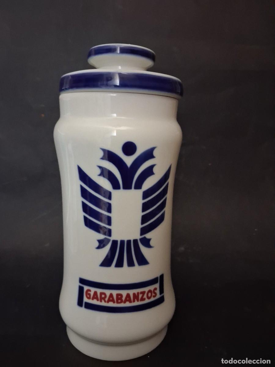 Antig&uuml;edades: Tarro de porcelana de Sargadelos marcado