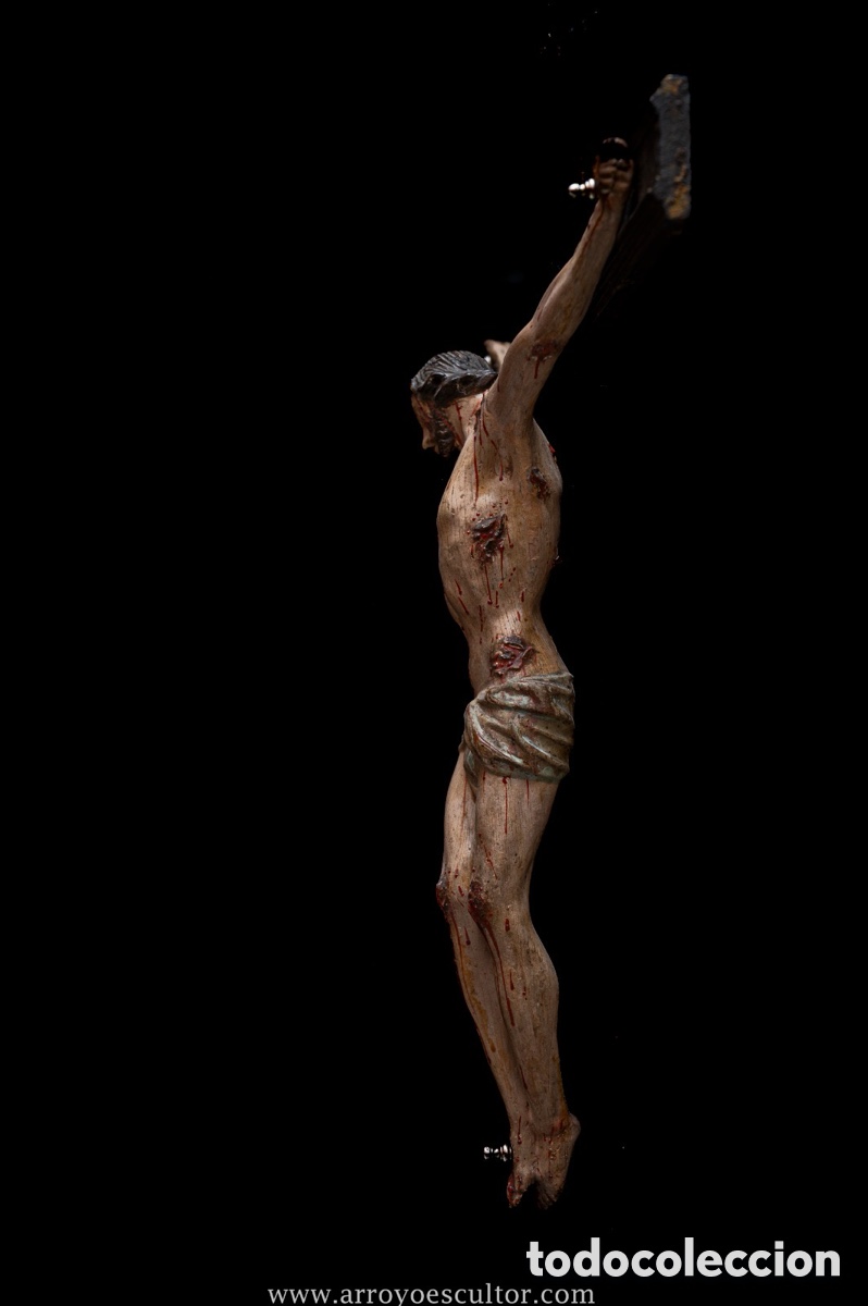 Antig&uuml;edades: Crucificado en madera - Foto 7