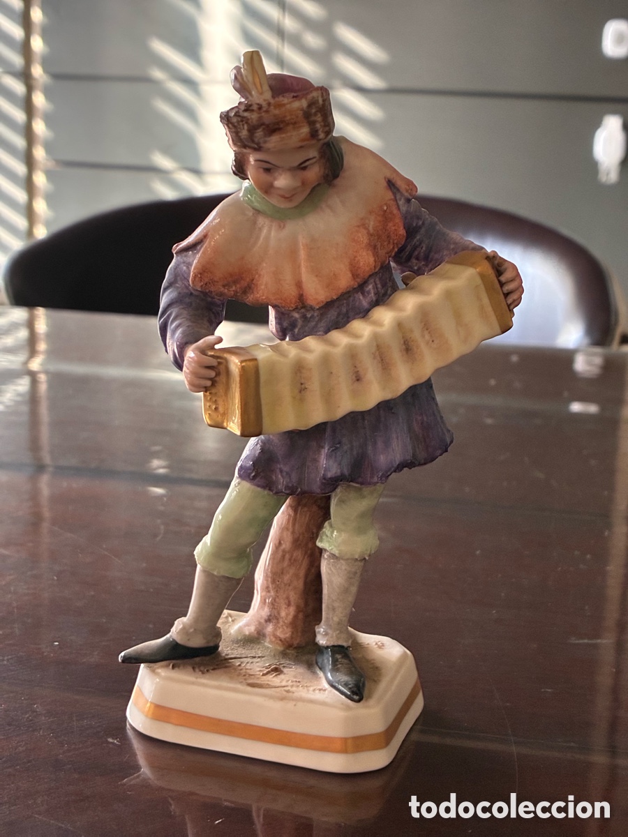 Antig&uuml;edades: Musico de porcelana Rudolf kammer