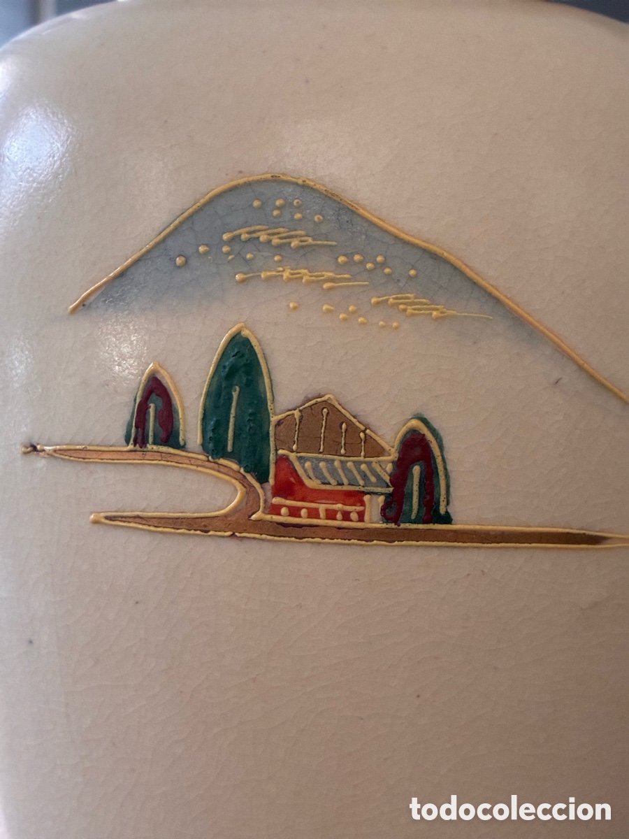Antig&uuml;edades: Jarron de ceramica hapobes , estilo satsuma. - Foto 4