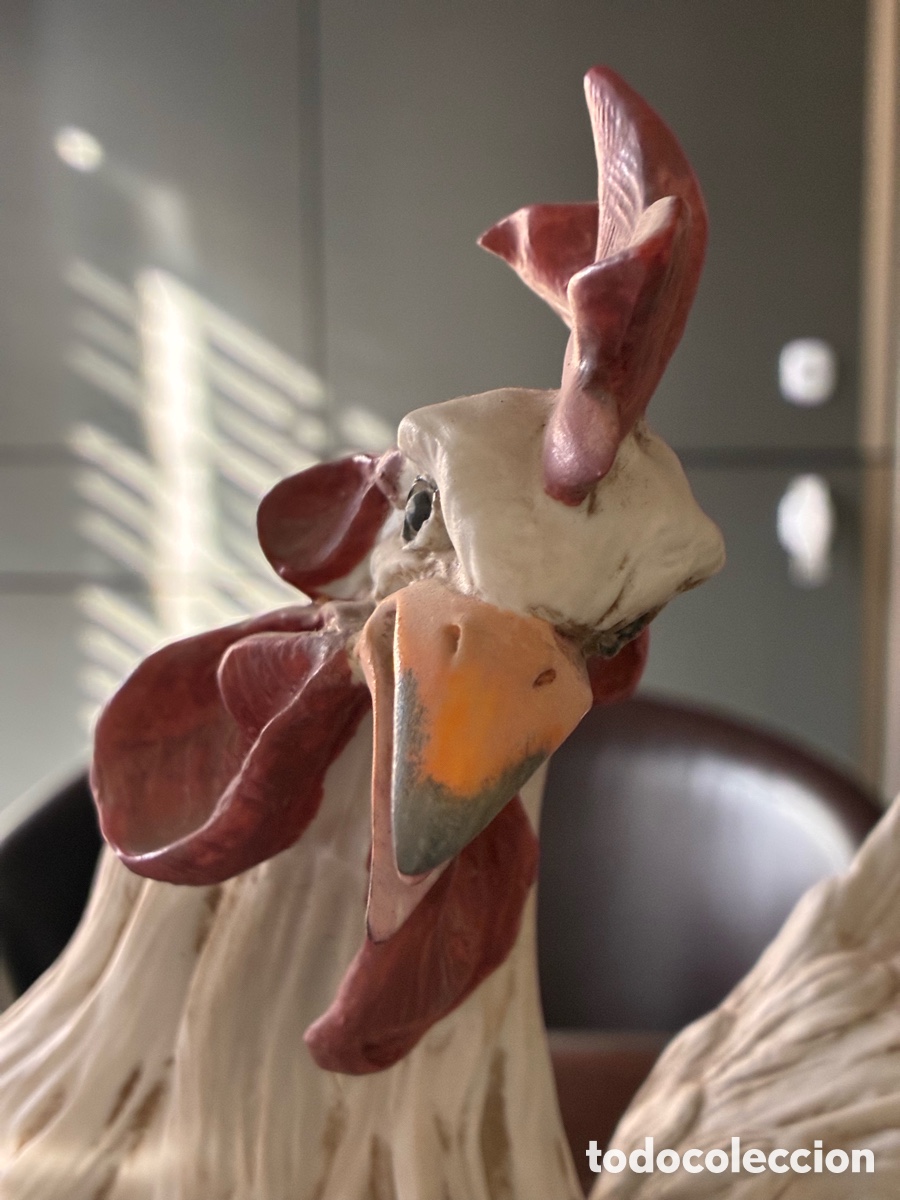 Antig&uuml;edades: Gallo de pelea de porcelana - Foto 3