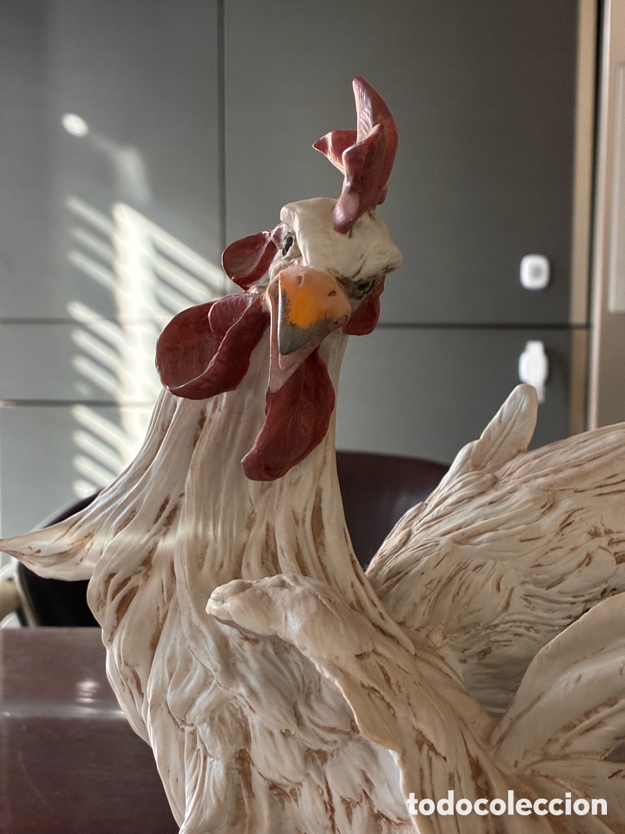 Antig&uuml;edades: Gallo de pelea de porcelana - Foto 4