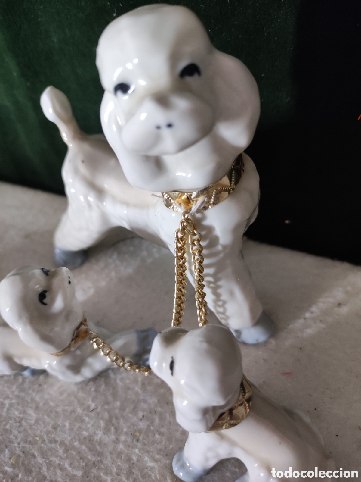 Antig&uuml;edades: Perritos de porcelana - Foto 2