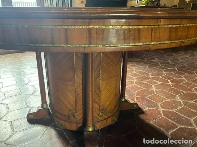 Antig&uuml;edades: mesa de pie central estilo Imperio/Carlos X - Foto 2