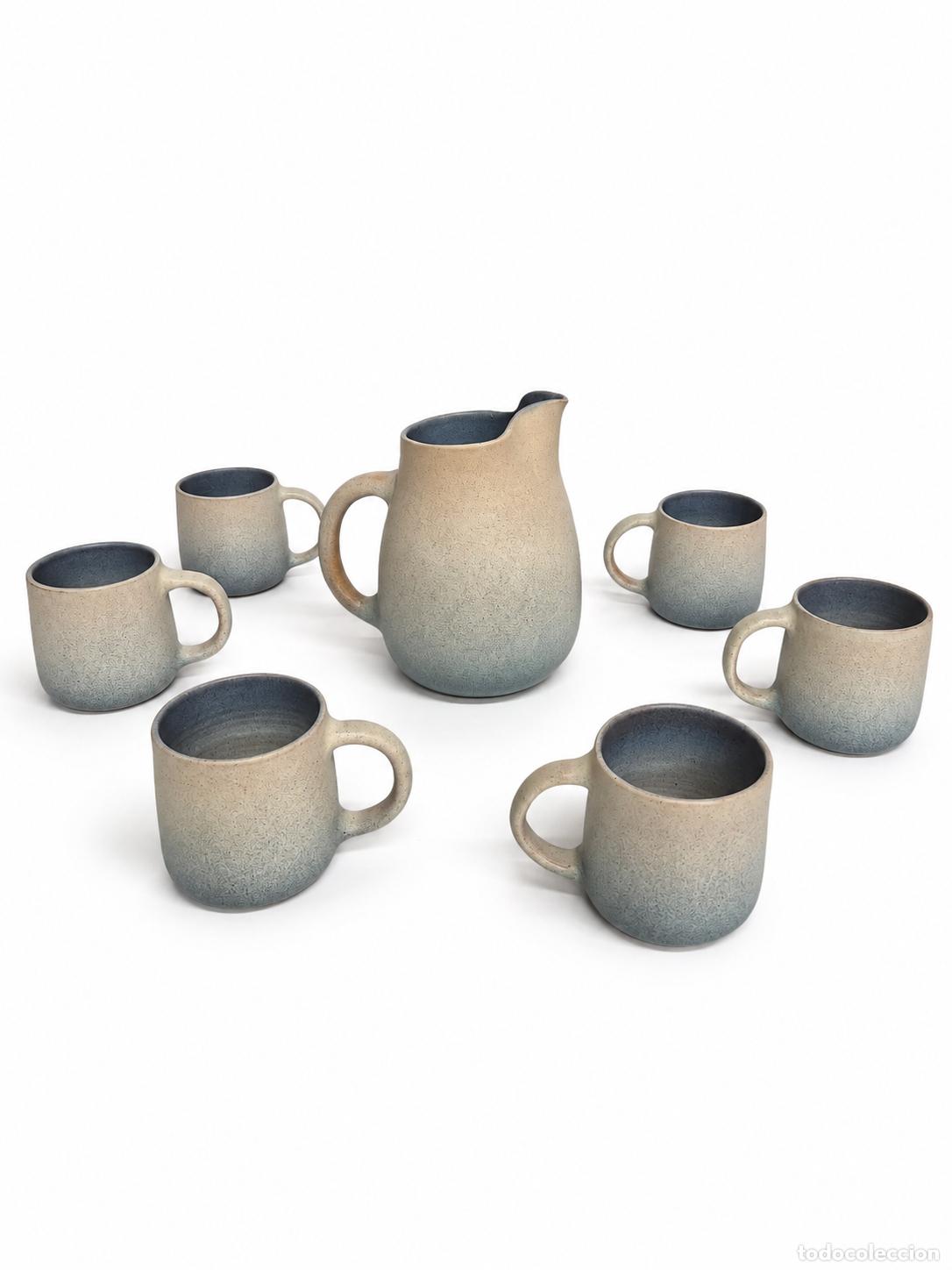 Antiques: Juego de Caf&eacute; o Te, Vintage - Cer&aacute;mica - Sello en la Base