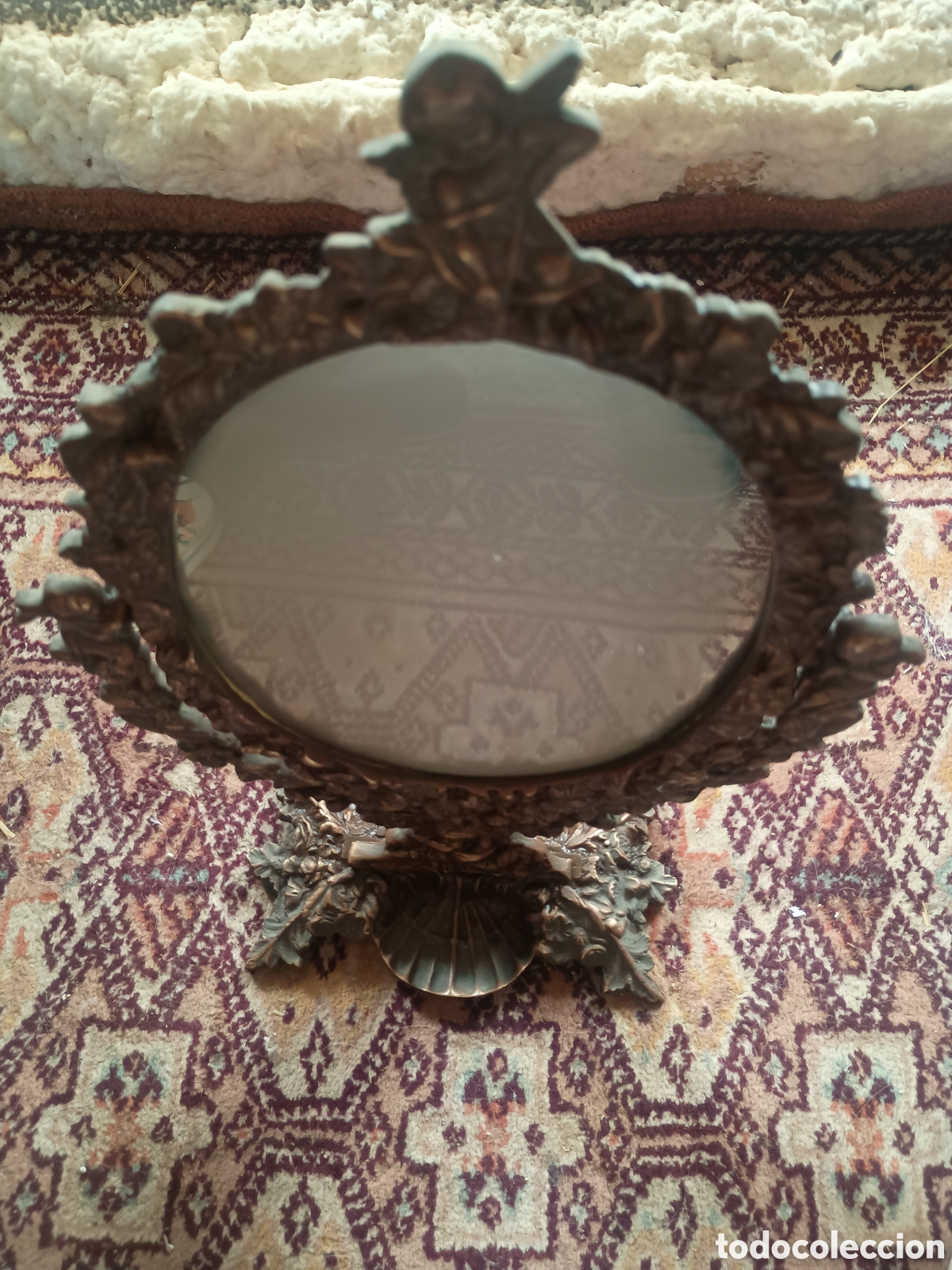 Antig&uuml;edades: Espejo tocador querubines - Foto 6