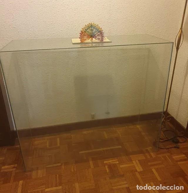 Antig&uuml;edades: Vitrina expositora de cristal