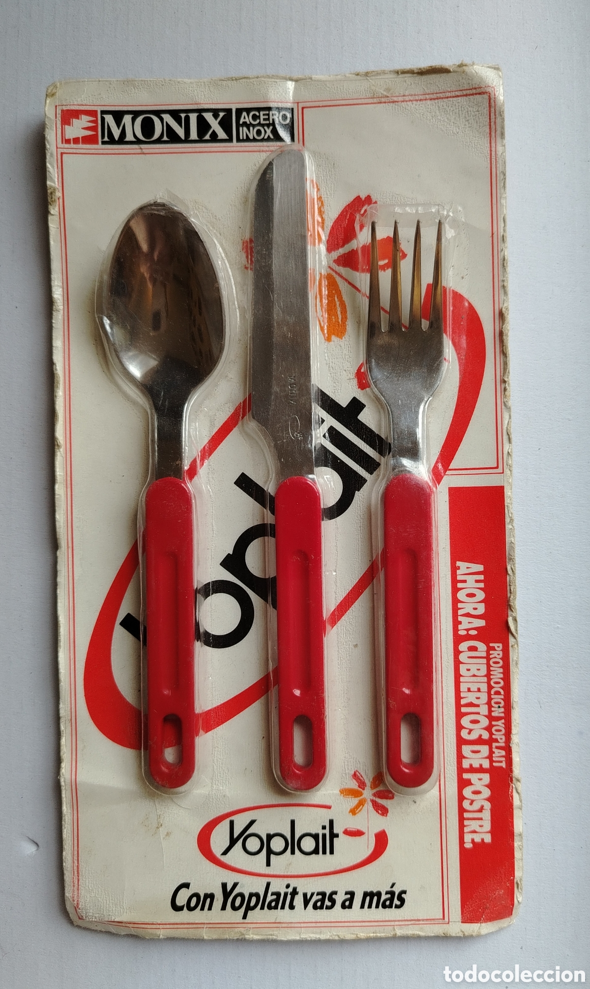 Antig&uuml;edades: Antiguo Juego de cubiertos promoci&oacute;n de Yoplait