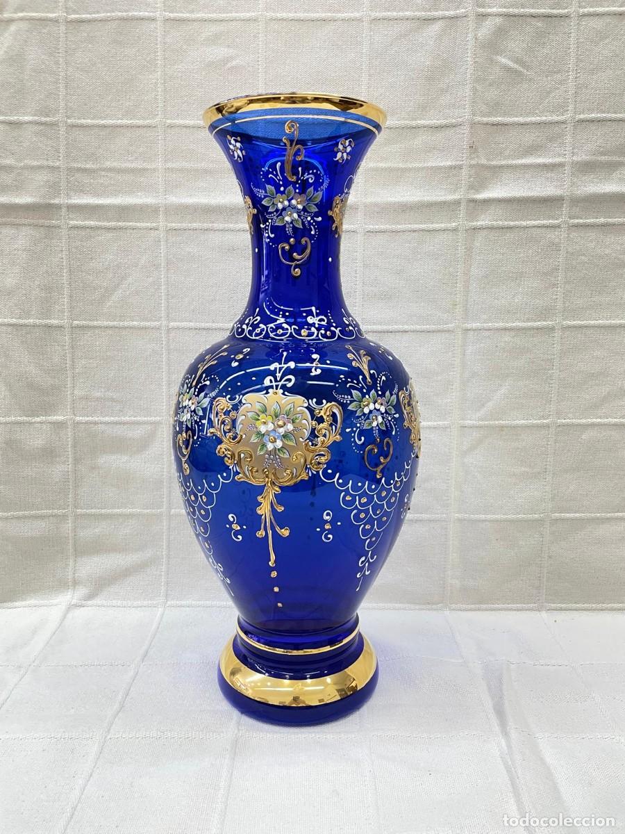 Antig&uuml;edades: JARRON CRISTAL DE MURANO