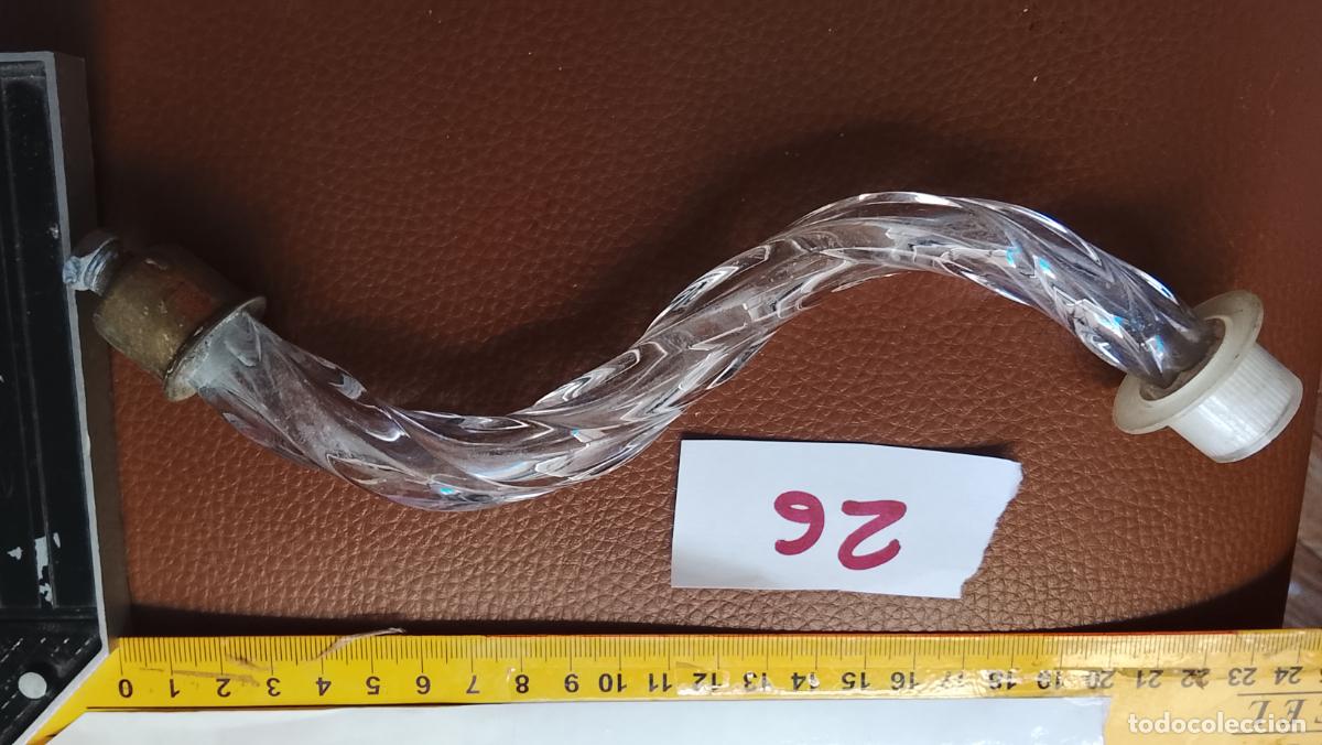 Antig&uuml;edades: Repuesto Lampara. Brazo de Lampara de Ara&ntilde;a. Cristal. el de la foto ver mas modelos mismo titulo