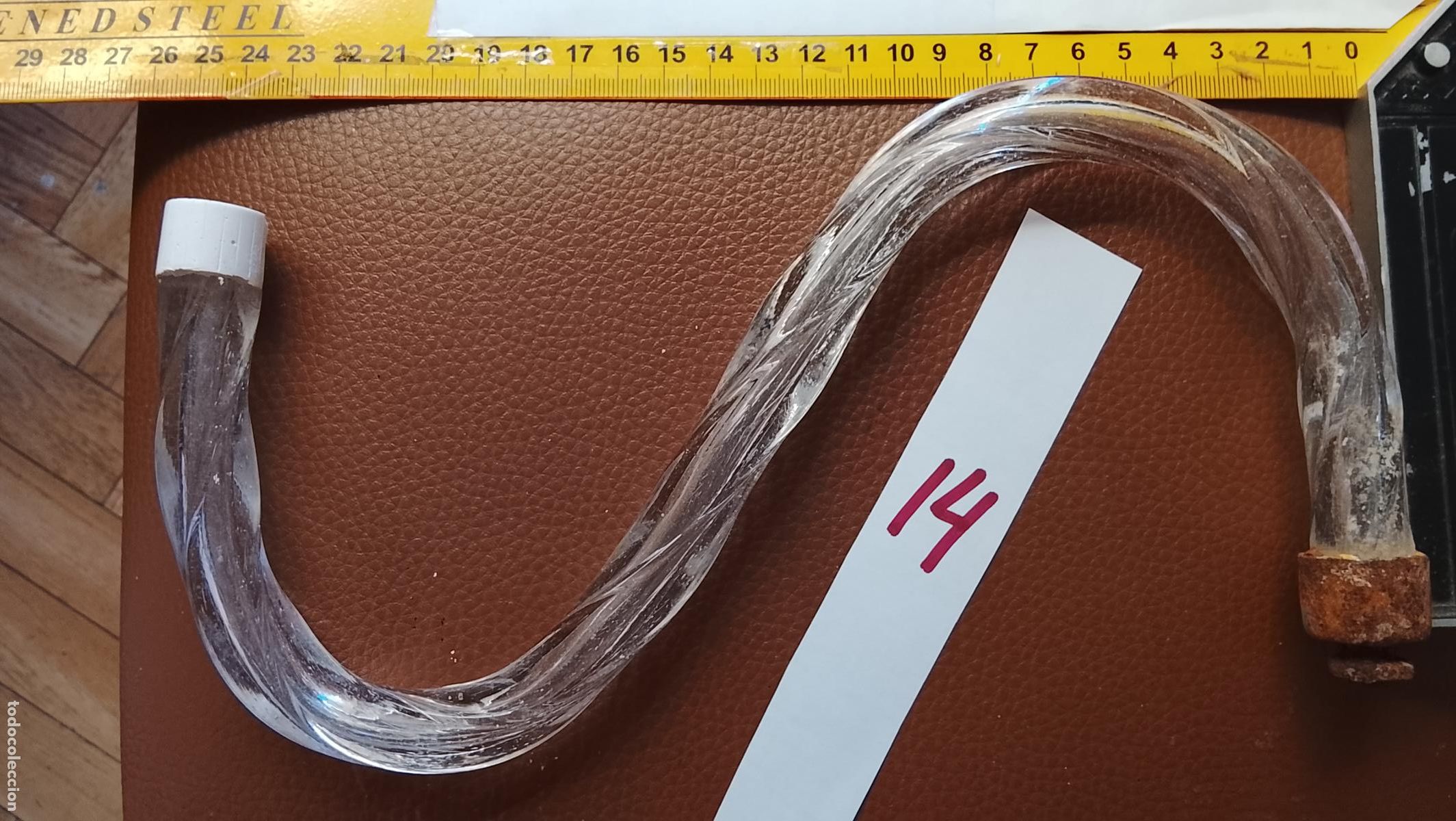 Antig&uuml;edades: Repuesto Lampara. Brazo de Lampara de Ara&ntilde;a. Cristal. el de la foto ver mas modelos mismo titulo