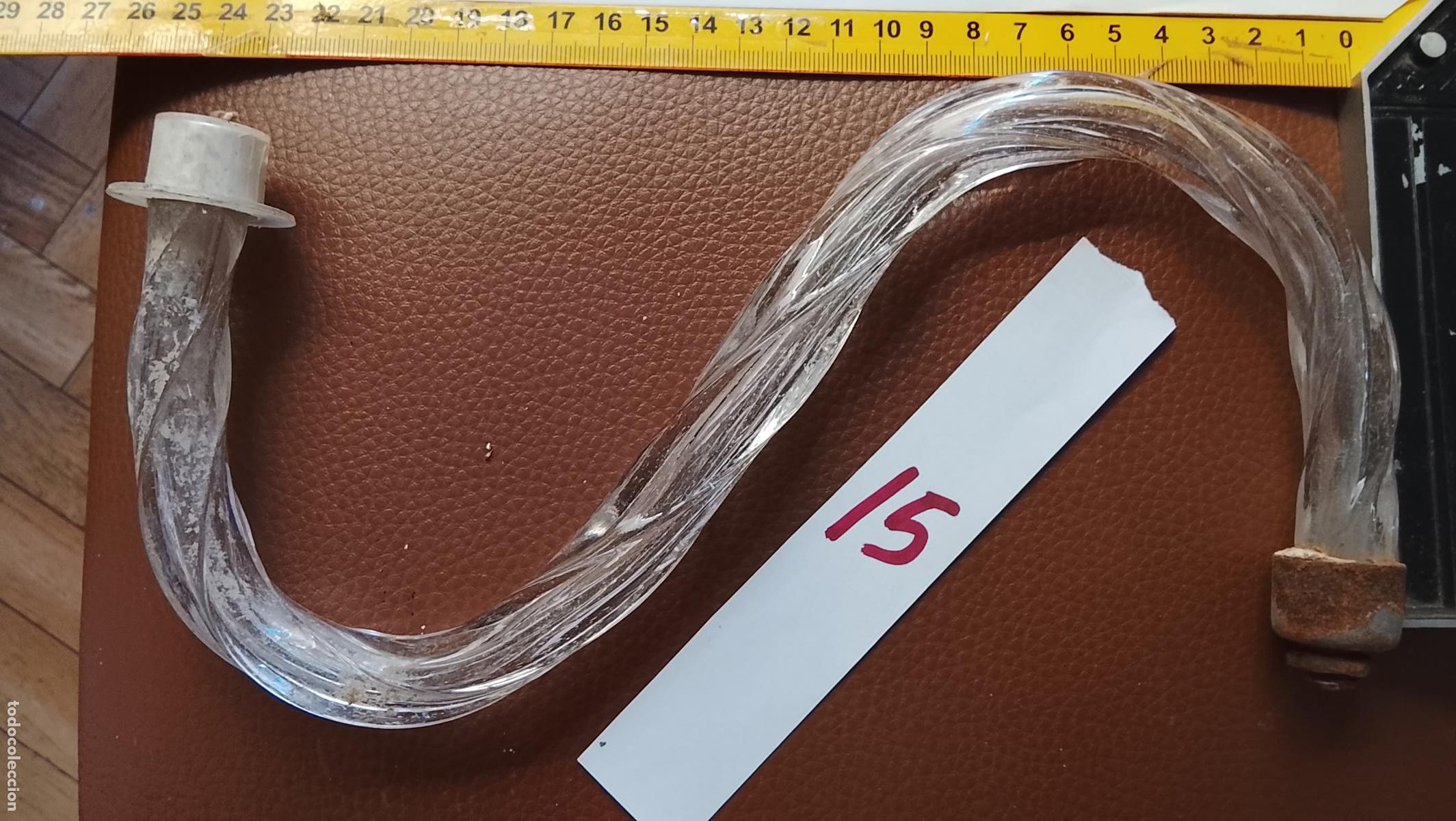Antig&uuml;edades: Repuesto Lampara. Brazo de Lampara de Ara&ntilde;a. Cristal. el de la foto ver mas modelos mismo titulo